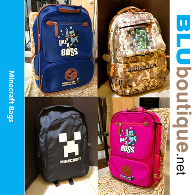Qoo10 - Minecraft school bag minecraft backpack Minecraft bag *ALL BAGS