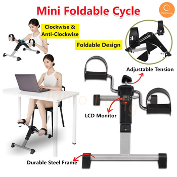 Qoo10 - Mini Foldable Cycle Cardio Fitness Rehabilitation Mobility