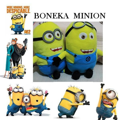 Qoo10 Minion  Doll Boneka  Papoy Minions  Despicable 