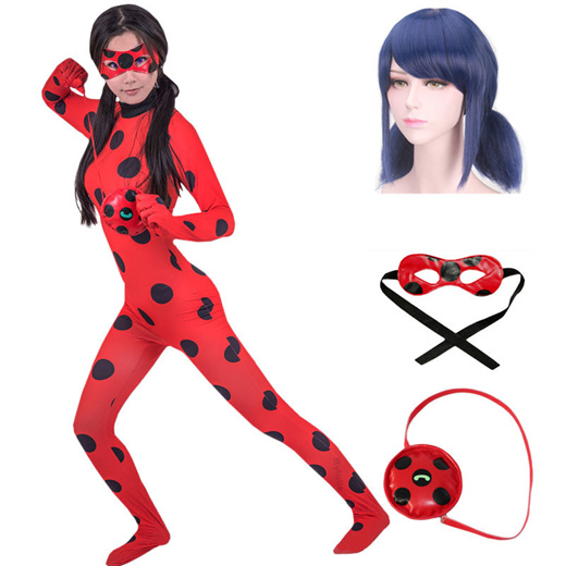 Qoo10 - Miraculous Ladybug Costume for Adult Kids Girls Ladybug ...