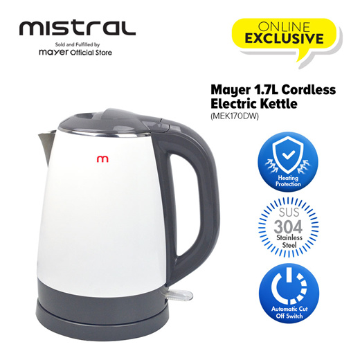 Mistral 1.7L Cordless Jug Kettle  - 1 Year Warranty