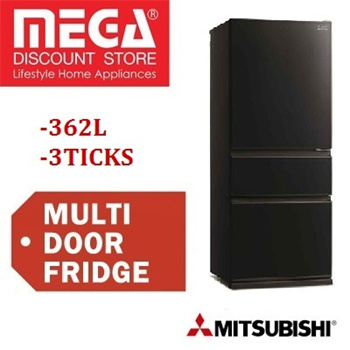 mitsubishi fridge bottom freezer