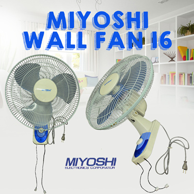 Qoo10 Miyoshi Wall Fan 16 Kipas Angin Dinding Dengan 