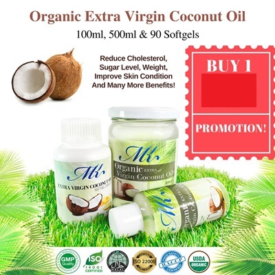 Qoo10 - MK Organic Extra Virgin Coconut Oil - 100 ml or 500 ml or 90 ...