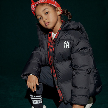 Qoo10 - [KIDS] MLB Mega Logo Duckdown Short Padded Jumper New York Yankees  : Kids Fashion