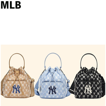 Qoo10 - MLB KOREA Monogram Jacquard Bucket Bag : Bag & Wallet