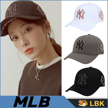Qoo10 - [MLB Korea] NY Yankees / Diamond Curve adjustable Cap / 4colors /  from : Accessories