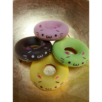 Qoo10 - ((MOC)) KAWAII Squishy Charm - Nekodo Mini Cat Donut Collection :  Toys