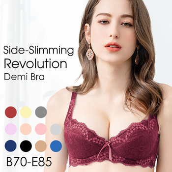 Mode Marie Side-Slimming Revolution 62408 Collection Demi Bra (Sizes  B-E)(A57R62408)(Direct from Japan)1