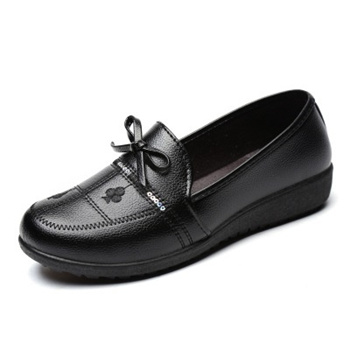 Black old cheap lady shoes