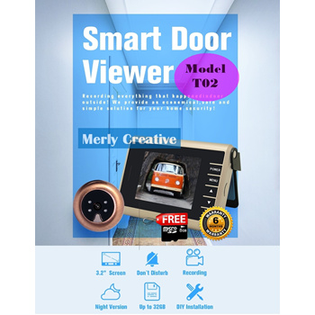 motion sensor door viewer