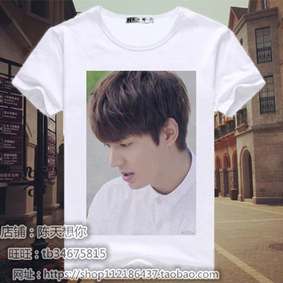 Qoo10 Mp3 Lee Min Ho Fans Short Sleeve T Shirt Outfit Souvenir