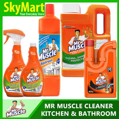 Mr Musclemr Muscle Bathroom Cleaner Kitchen Cleaner Drain Declogger Mold N Mildew Stain Cleaner