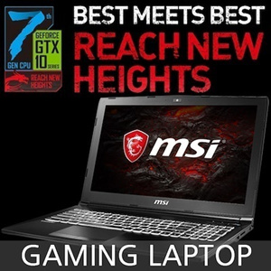 MSI Gaming Laptop GL62M 7REX-i7 GeForce GTX 1050 Ti DDR4 8GB IPS Level Panel