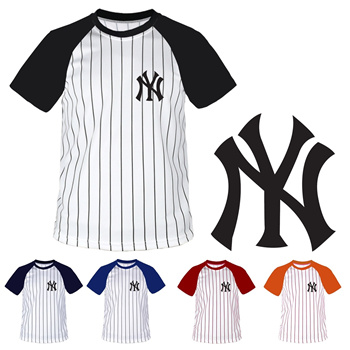 Qoo10 - [myglory77] NewYork NY Yankees Stripe Baseball Raglan Dry