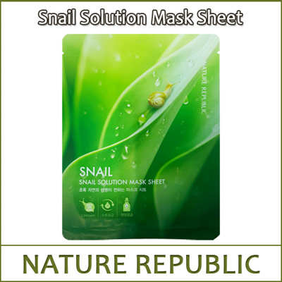 Snail face mask nature republic