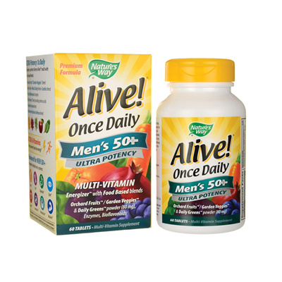Qoo10 - Natures Way, Alive! Once Daily, Mens Multi-Vitamin ...