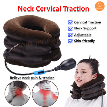Qoo10 - Neck Cervical Traction Device Inflatable Neck Brace