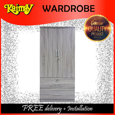 Qoo10 New 2 Door Wardrobe On Sale Furniture Deco