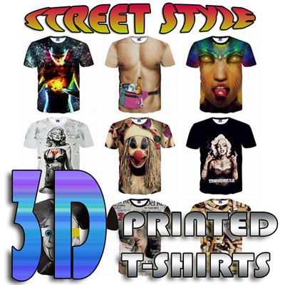 Qoo10 NEW 2019 Street Style 3D Printed T Shirts 