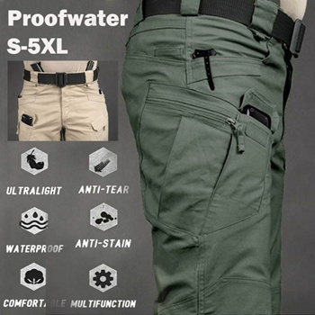 Waterproof 6XL Military Tactical Pants With Multiple Pockets For