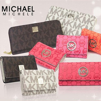 RM 68 55 NEW ARRIVAL KOREA BRAND MICHAEL MICHELE BANK LONG WALLET GIFT BOX