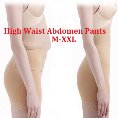 Postpartum High Waist Flat Angle Abdomen Pants Corset Hip Body Shaper Underpants