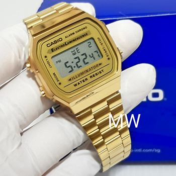 Casio Vintage Revival Gold Digital Watch
