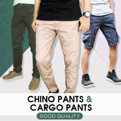 Qoo10 NEW COLLECTION Celana  Pria Chino Pants  and 