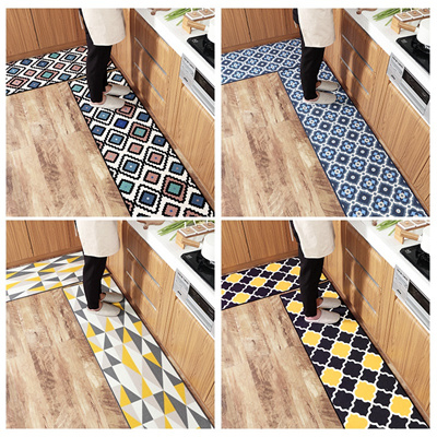 Qoo10 New Home Long Strip Nylon Kitchen Floor Mats Modern