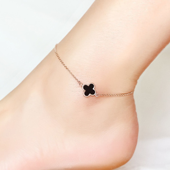 Four leaf hot sale clover anklet