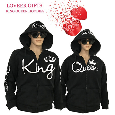 the king the queen hoodies