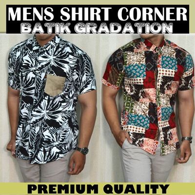 Qoo10 New Mens shirt Model Kemeja  Batik baju  batik 