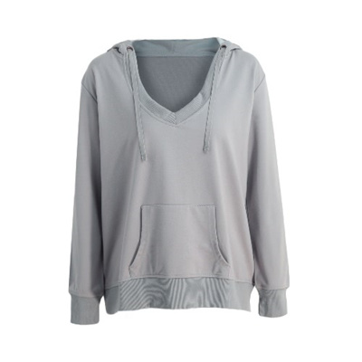 womens deep v neck hoodie