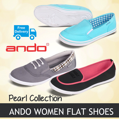Qoo10 NEW UPDATE ANDO  Women Flat Shoes  FREE SHIPPING 