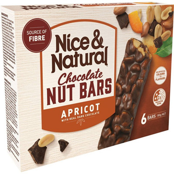 Qoo10 - Nice & Natural Chocolate Nut Bars Apricot 6 Bars 180g [20 May 2024]  : Cakes & Snacks