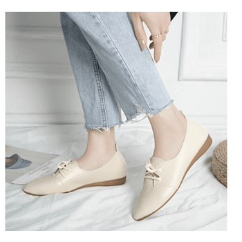 White flat slip on on sale shoes