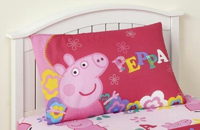 Qoo10 - Nickelodeon Nick Jr. Peppa Pig Pillowcase : Household & Bedding