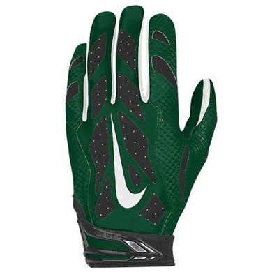 green and white nike football gloves