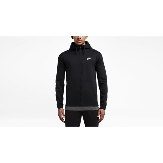 nike m nsw club hoodie fz bb