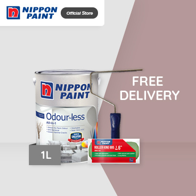 Qoo10 - Nippon Paint Odourless All-in-1 1L : Furniture & Deco
