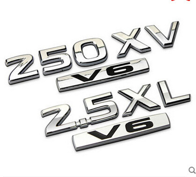 Qoo10 - Nissan Teana 2.5 displacement car stickers new logo 2.5XV 2.5XL ...