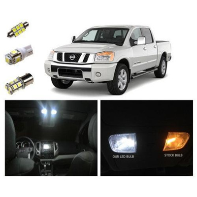 Nissan Titan Led Package Interior Tag Reverse Lights 14 Pieces