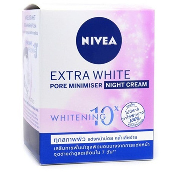 Qoo10 Nivea Extra White skin whitening Pore Minimizer Night