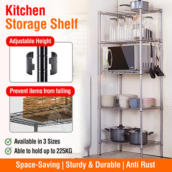 Qoo10 - Kitchen Living Room Bathroom Shelf Utilize Gap Space Organize  Storage  : Household