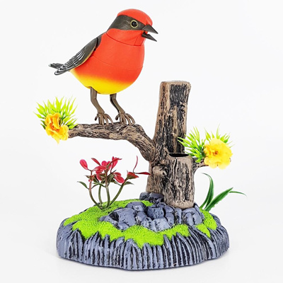 Qoo10 - Sound Activated Motion Sensor Battery Operated Singing Bird ...