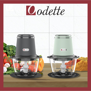 Qoo10 - Odette Professional 4 Blade 1.2L Chopper/Food Processor