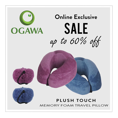 ogawa plush touch travel pillow