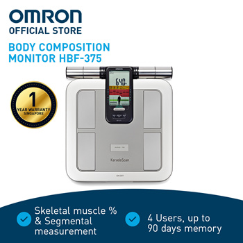 Omron Body Fat Scales, Hand-Held, Model Name/Number: HBF375