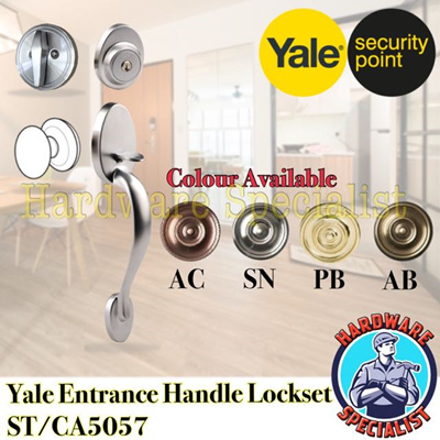 On Promotion Nowyale Entrance Main Door Handle Lockset St Ca5057 4 Different Colours Ac Sn Pb Ab